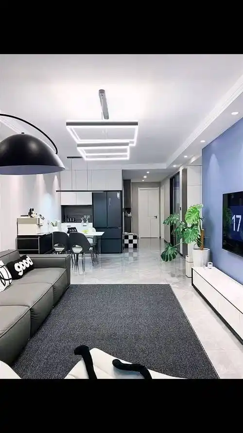 西安嘉弘环保材料有限公司黑白灰现代简约风装修