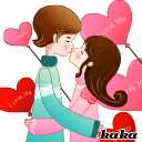 情侣亲吻表情 情侣亲吻的qq表情