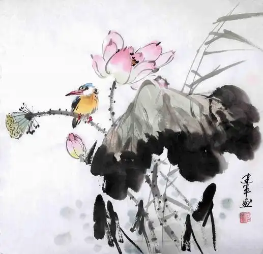 何建军国画小品