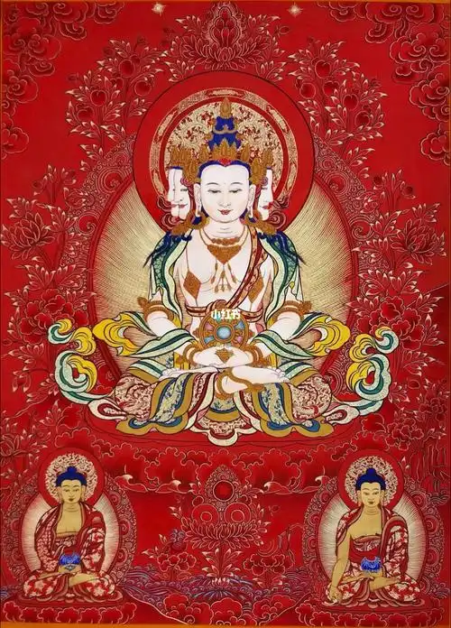 精品唐卡欣赏大日如来