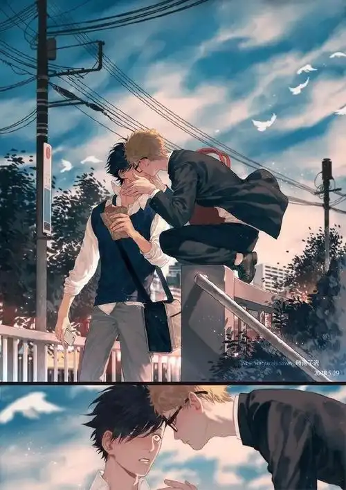 排球少年/cp黑尾×月岛#排球少年#cr:当雨作金泽