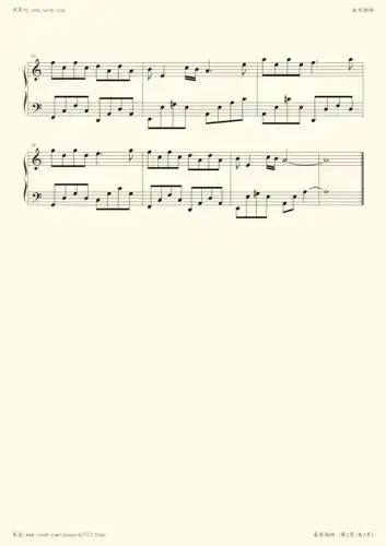 钢琴谱 - 美丽拍档(朱一旦的枯燥生活bgm)