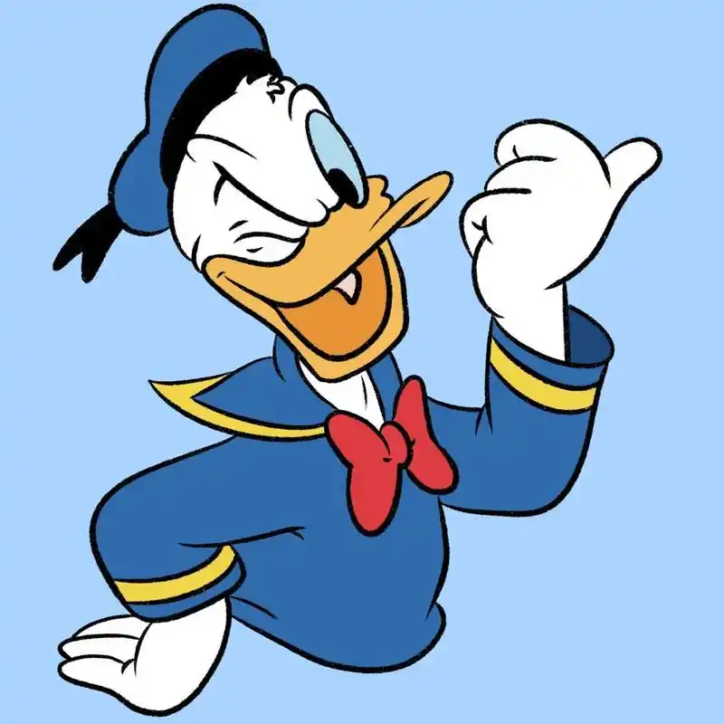 唐老鸭图片 我喜欢的东西不多,只有这片蓝天和你7815 唐老鸭是