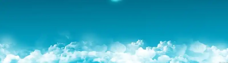 蓝天背景横幅图片