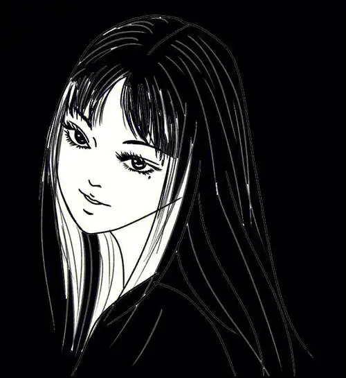 画一下富江练一下线条