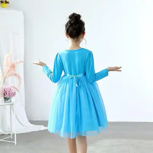 小猪佩奇公主裙子女童春秋长袖连衣裙3岁女宝宝佩琪童装4女孩衣服