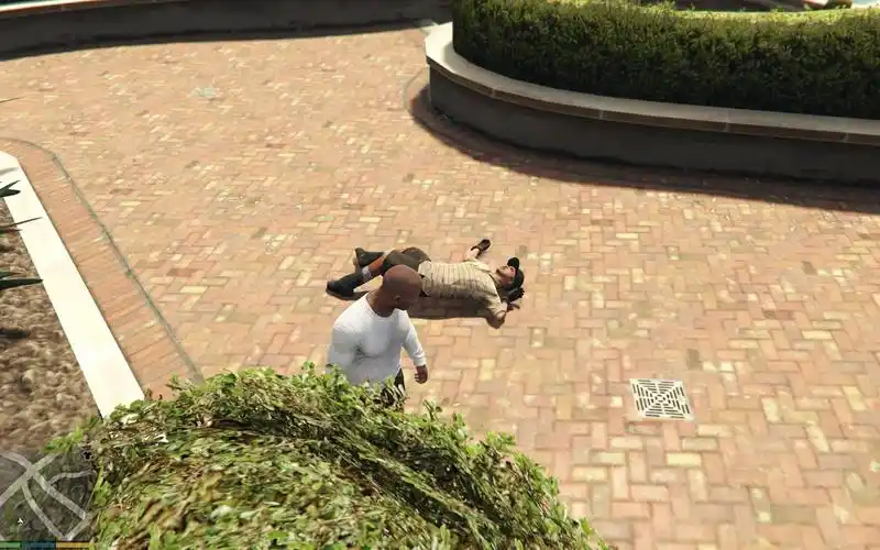 gta5:老麦家的园丁手掌居然可以流水?