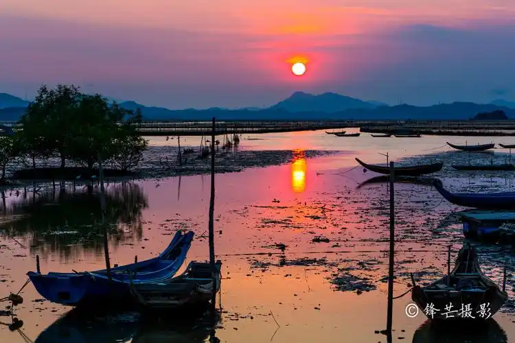 夕阳@惠州盐洲白沙村