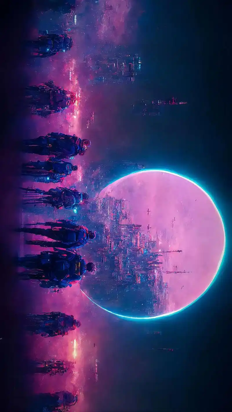 创作灵感 #壁纸#赛博朋克 #手机 - 抖音