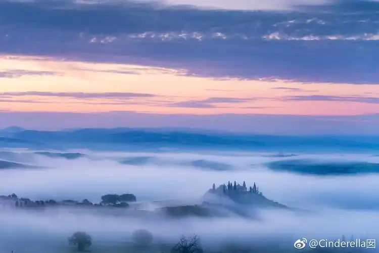 我想说迷雾清晨的托斯卡纳乡村美景|托斯卡纳|迷雾|艳阳天_新浪新闻