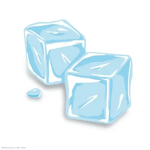 两块蓝色冰块插图