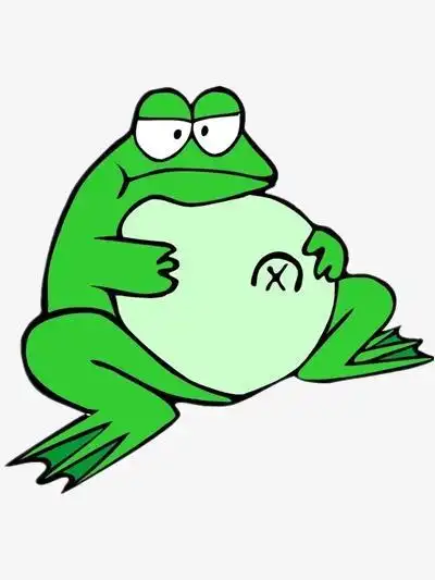 彩色大肚子动物简笔画