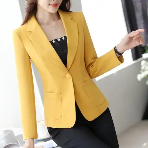 春秋季休闲小西装女士外套短款韩版秋天西服上衣2020新款修身显瘦