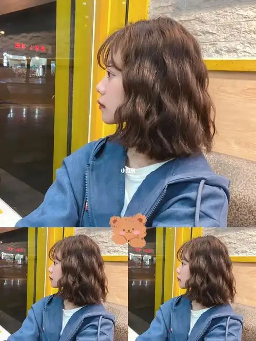 短发蛋卷头放心尝试,真显脸小头包脸发型.