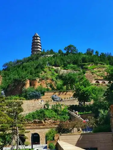 延安枣园,杨家岭,宝塔山