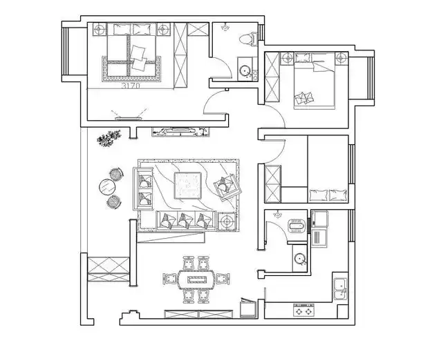 现代风格客厅现代简约客厅设计图片赏析