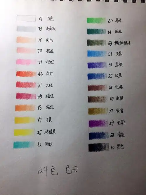 24色色卡