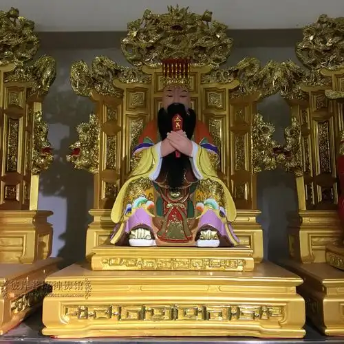 王母九龙龙椅玉帝佛像玉皇大帝娘家道教神像居家摆件