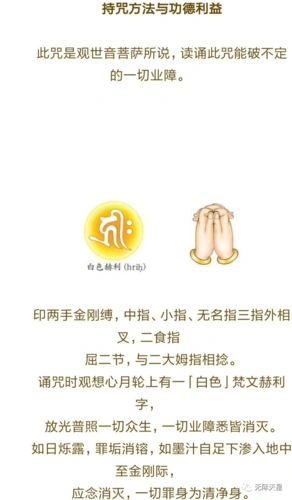 唵 阿 噜 勒 继 娑 婆 诃十六,观自在菩萨根本真言【七遍】(大莲花印