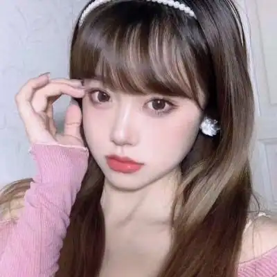 美女真人头像微信