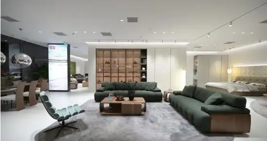 曲美家居河湾专卖店开放迎客30年经典弯曲木工艺焕新亮相引爆市场