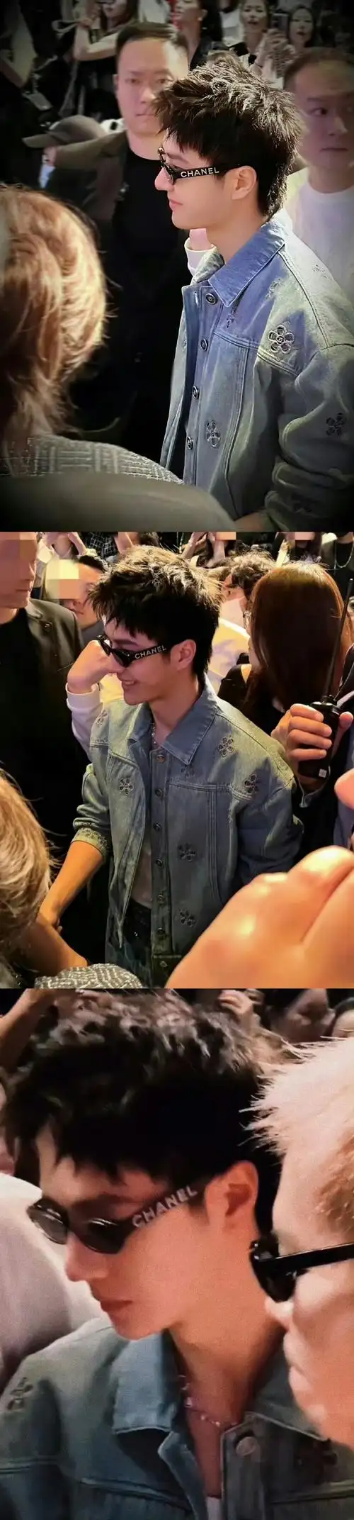 王一博香奈儿大秀排面##王一博香奈儿大秀内场