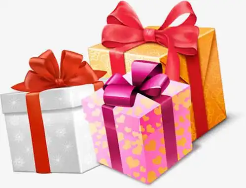 彩色精美礼盒