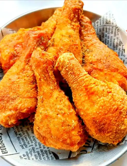 🍗金黄酥脆炸鸡腿,一咬上瘾!