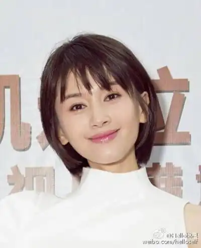 女生短发王子文