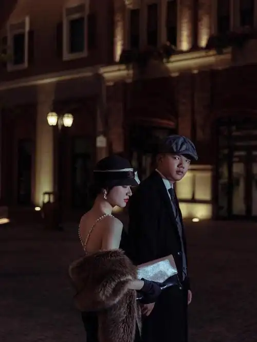 这是一组重色调的夜景街拍惠州婚纱摄影