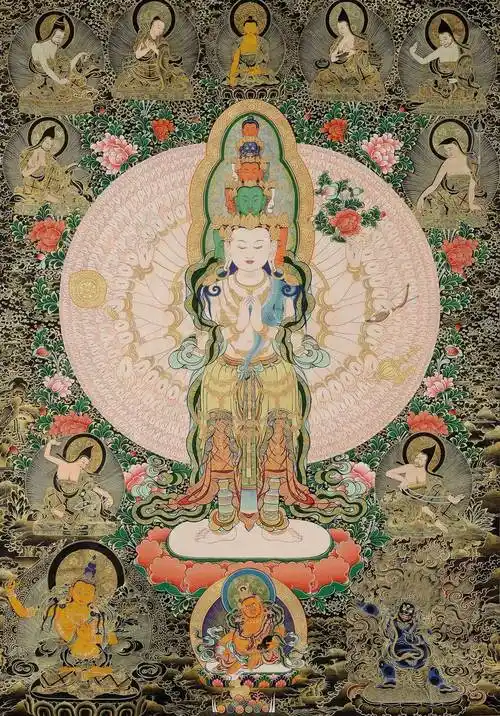 *1609 千手观音唐卡