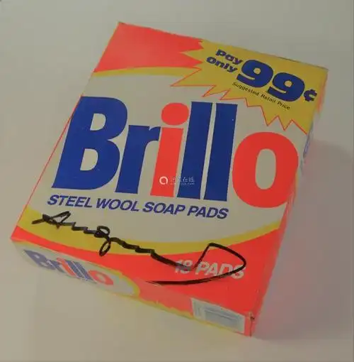 andywarholvintagebrilloboxmarkersigned