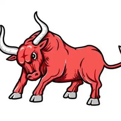 一只特立独行的牛的头像