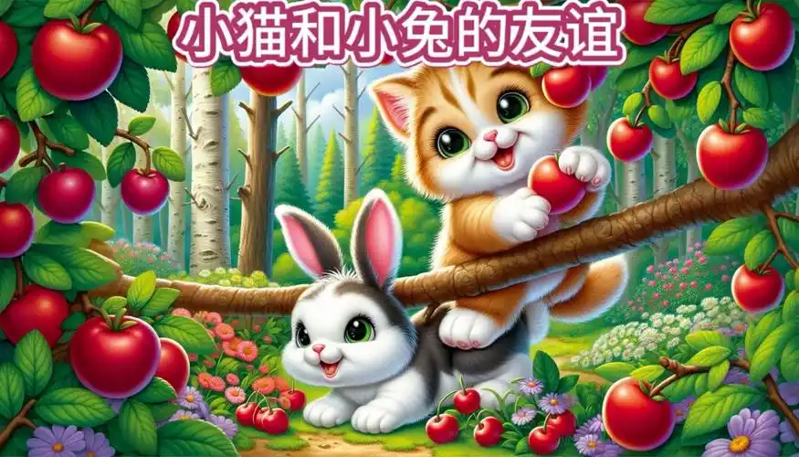 小猫和小兔的友谊