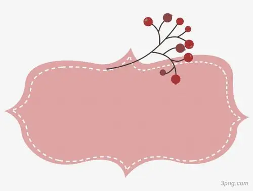 小清新可爱卡通手绘边框花边