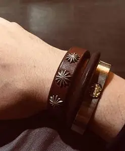 高桥吾郎 goros 三目 皮手环 手链 手镯 非 戒指 项链 吊坠 羽毛