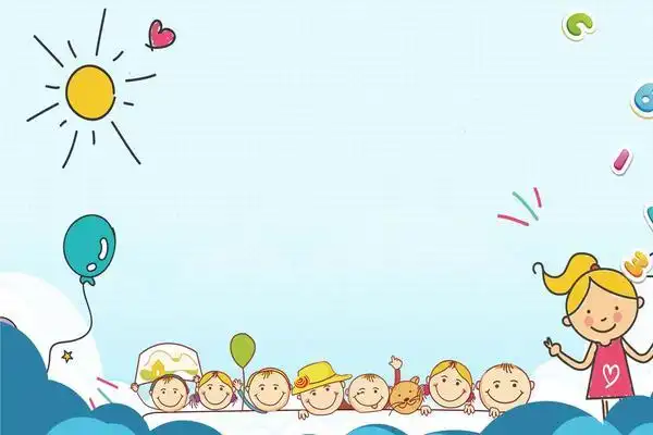 三张可爱儿童卡通powerpoint背景图片