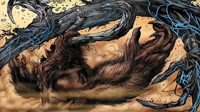 哥斯拉在波士顿打败基多拉之后,贝希摩斯是少数亲临现场参加怪兽之王"