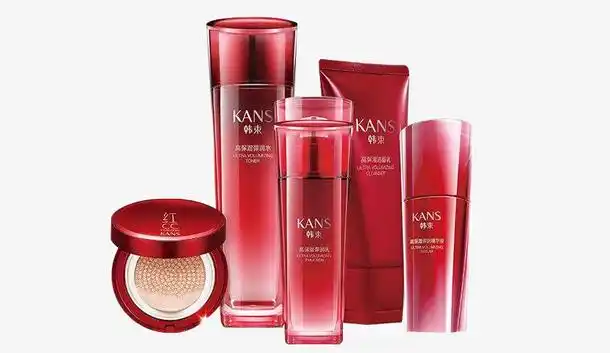 红色韩束套装免抠素材免费下载_觅元素51yuansu.com