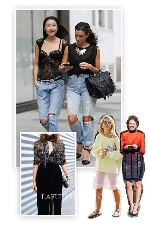 内衣外穿,将性感带出门