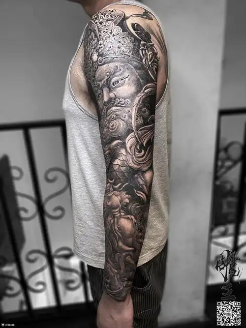 多闻天王宗教纹身图案大全 - 纹身大咖