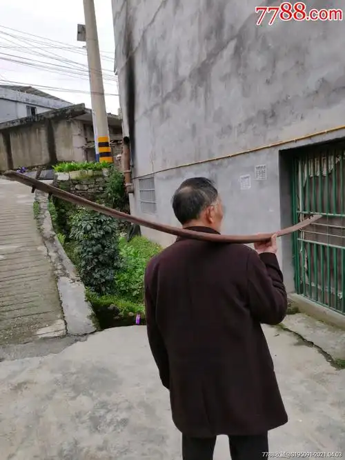 民国老扁担木扁担弯扁担