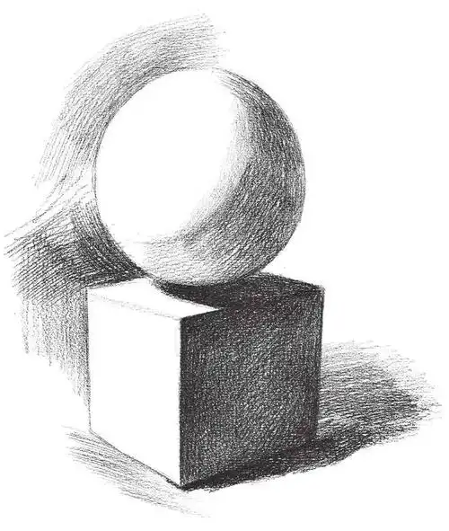 分步骤教你2个几何体组合画法,快来临摹学习_素描入门_零二七艺考