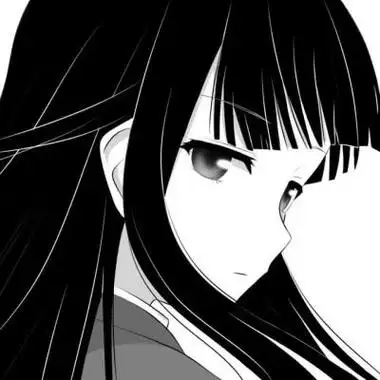 黑白女生丧系头像评个论我能高兴一晚上.