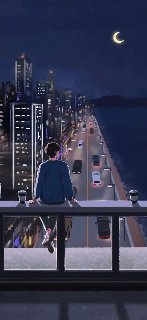 全面屏手机壁纸丨世上的事情都经不起推敲,一推敲,哪一件都藏着委屈.