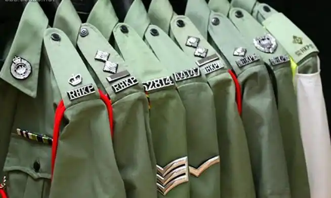 中国香港警察的警徽,警衔,警服