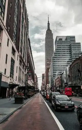 城市街道风景摄影手机图片壁纸