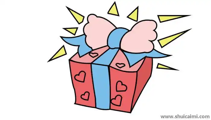 礼物盒简笔画怎么画礼物盒简笔画简单又好看