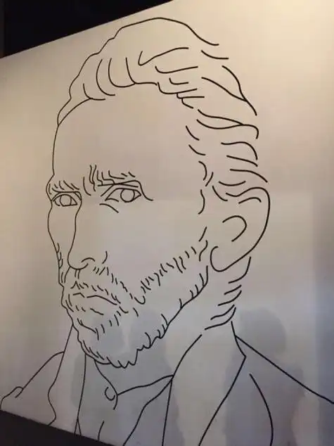 梵高一笔式p图怎么弄,梵高一笔式p图教程