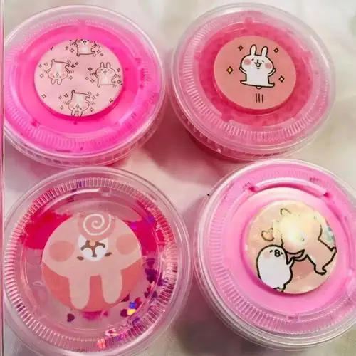 同款网红起泡胶晕染起解压起泡胶m家 少女水晶泥史来姆儿童女孩